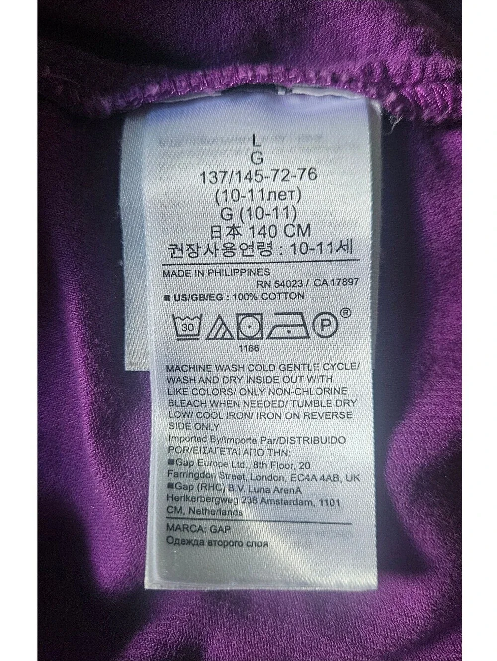 Gap Girls Corduroy Shirt